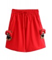 Pantalon corto rojo MWM Oso