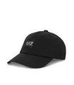 GORRA EA7 NEGRA LOGO CUADRADO