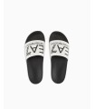 CHANCLAS BLANCAS EA7 SUELA NEGRA
