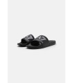 CHANCLA NEGRA LOGO BLANCO EA7