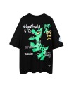 CAMISETA NEGRA MWM ESTAMPADO COCODRILO