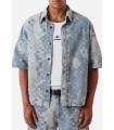CAMISA MANGA CORTA AZUL PXP